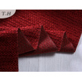 Tissu de canapé Red Chenille Dubai en tissu 100% polyester (FTH31192)